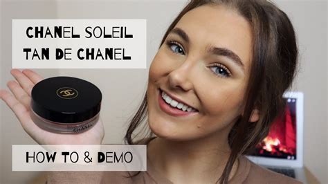 how to apply chanel soleil de tan|Chanel bronzing brush.